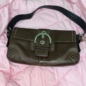 Dark brown vintage Coach